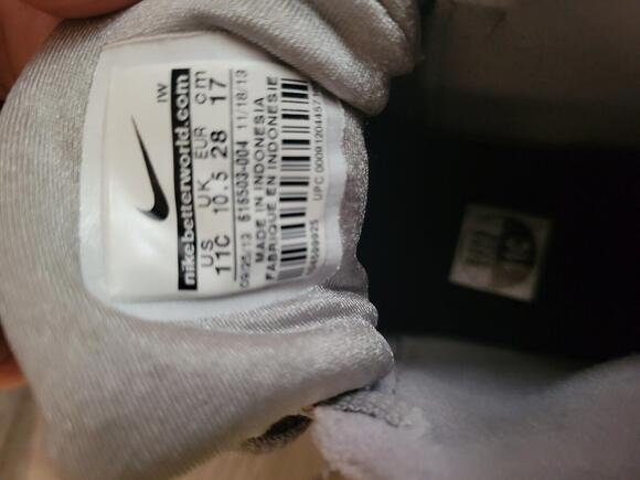 Nike Air Zoom Turf Barry Sanders Turf Signature Shoe Rare Blue sliver lions 11c - Picture 10 of 10